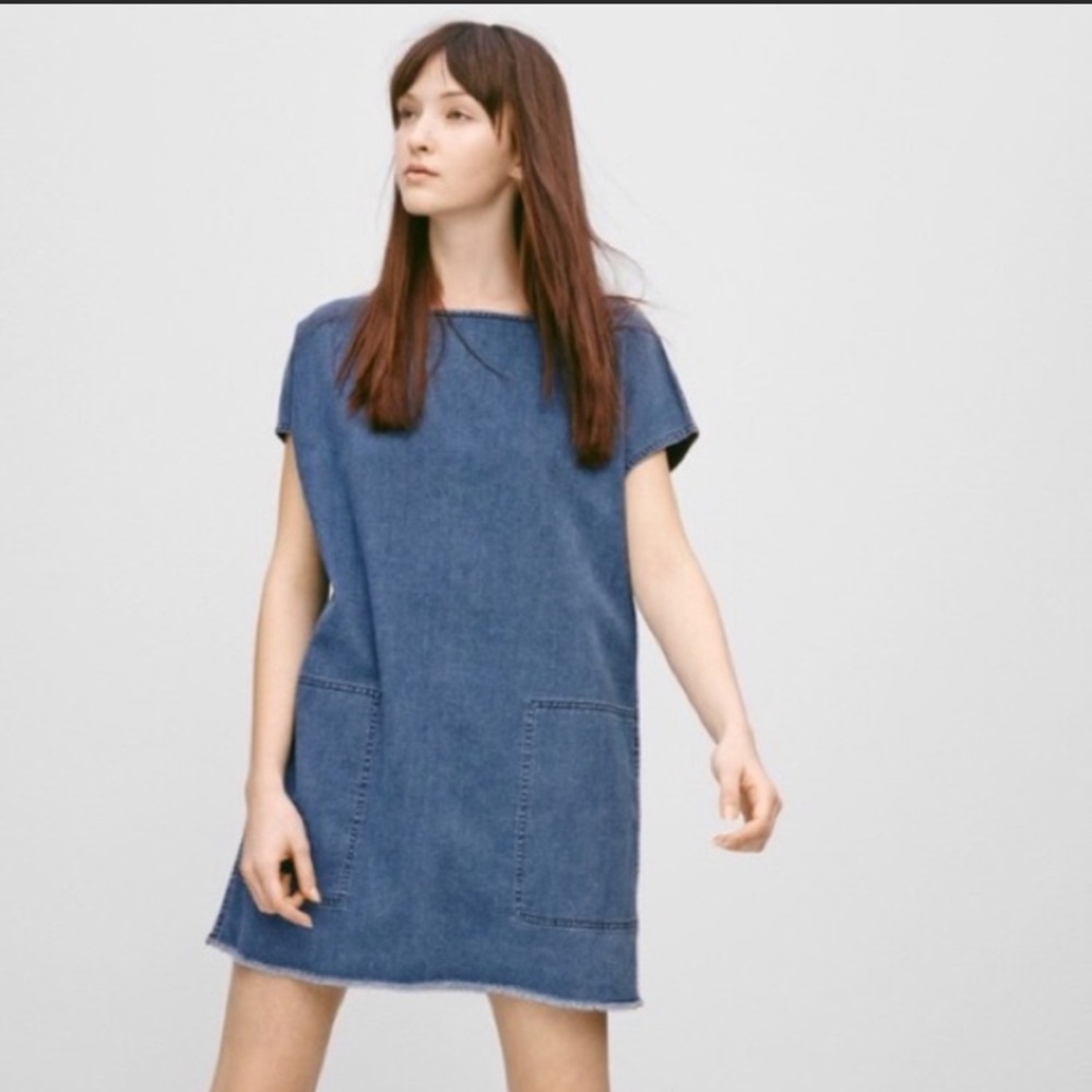 Wilfred Free Denim Dress from Aritizia